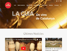 Tablet Screenshot of guiadevinsdecatalunya.com